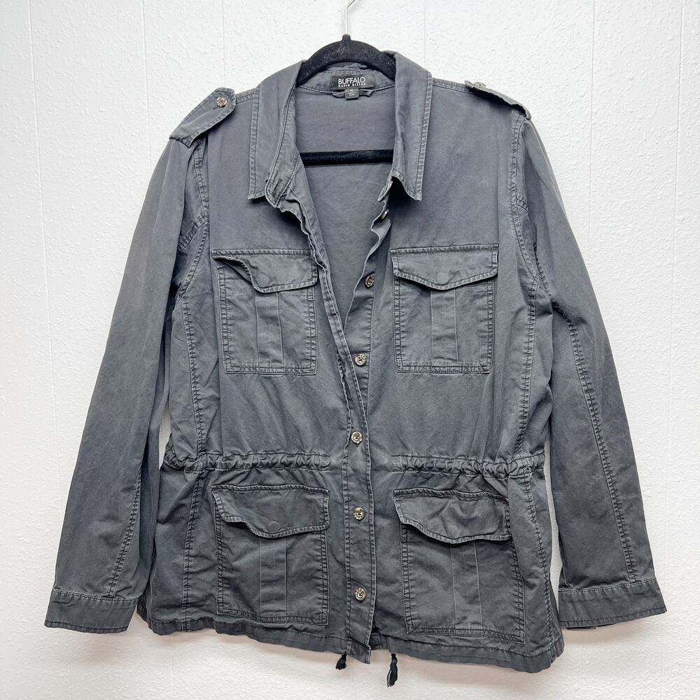 Buffalo Stonewash Womens Utility Jacket XL Casual Travel Fishing